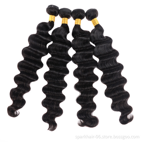 Unprocessed Mink Virgin Human 12A Grade Raw Brazilian Hair Bundles Cuticle Aligned Natural Hair Vendor Loose Deep Hair Extension